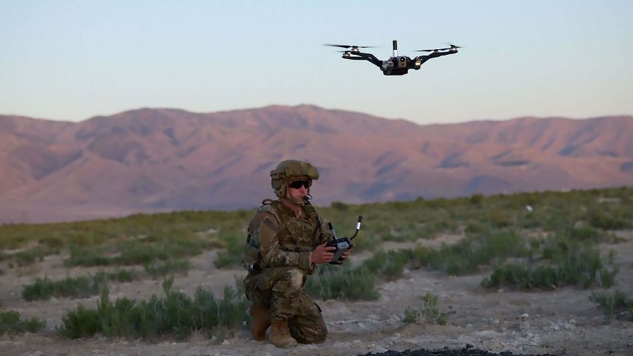 The Army is rapidly advancing capabilities in the Short-Range Reconnaissance (SRR) program by deploying cutting-edge Small Uncrewed Aircraft Systems (SUAS) to Trans-formation in Contact (TiC) Brigades. In April, the PEO Aviation, Project Office UAS, responded to an urgent request to deploy Tranche 2 SUAS to the 1st Brigade Combat Team of the 101st Airborne Division (Fort Campbell, Kentucky) in support of their rotation at the Joint Readiness Training Center (JRTC) at Fort Johnson, Louisiana. Both the Skydio X10D system and Teal Drones' Black Widow system will support Army TiC Brigades in developing and refining tactics, techniques, and procedures for employing networked reconnaissance and surveillance systems against emerging battlefield threats. (Photo Credit: Courtesy photo)